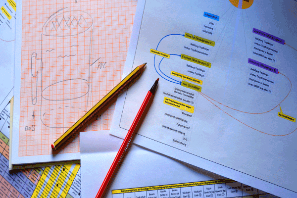 Planungsnotizen bei Smartfisch zu Aquakulturkonzepten bzw. zum Umbau einer konventionellen Zandermast zur Umwelt schonenderen Fischproduktion in Kreislaufanlagen. Nachhaltigkeit in Aquakultur oder Fischzucht will geplant sein.